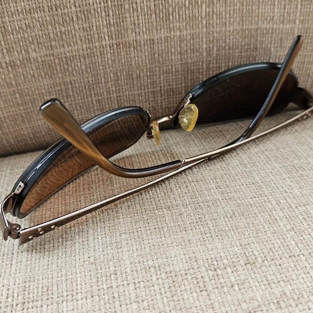 Celine Dion Women Eyeglasses CD5771 Brown Tone Half Rim Glasses 56[]15 135 - Picture 7 of 12